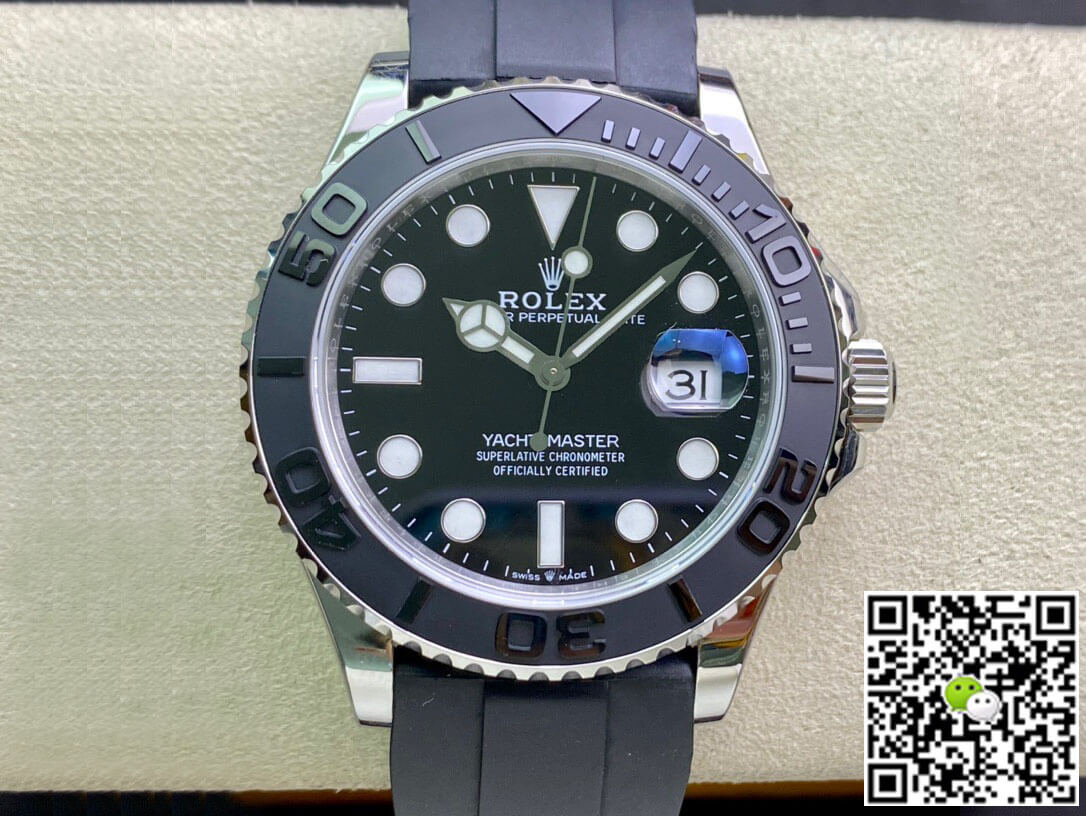 Best Replica Replica Rolex Yacht Master M226659-0002 1:1 Best Edition EW Factory Black Dial - Colareps