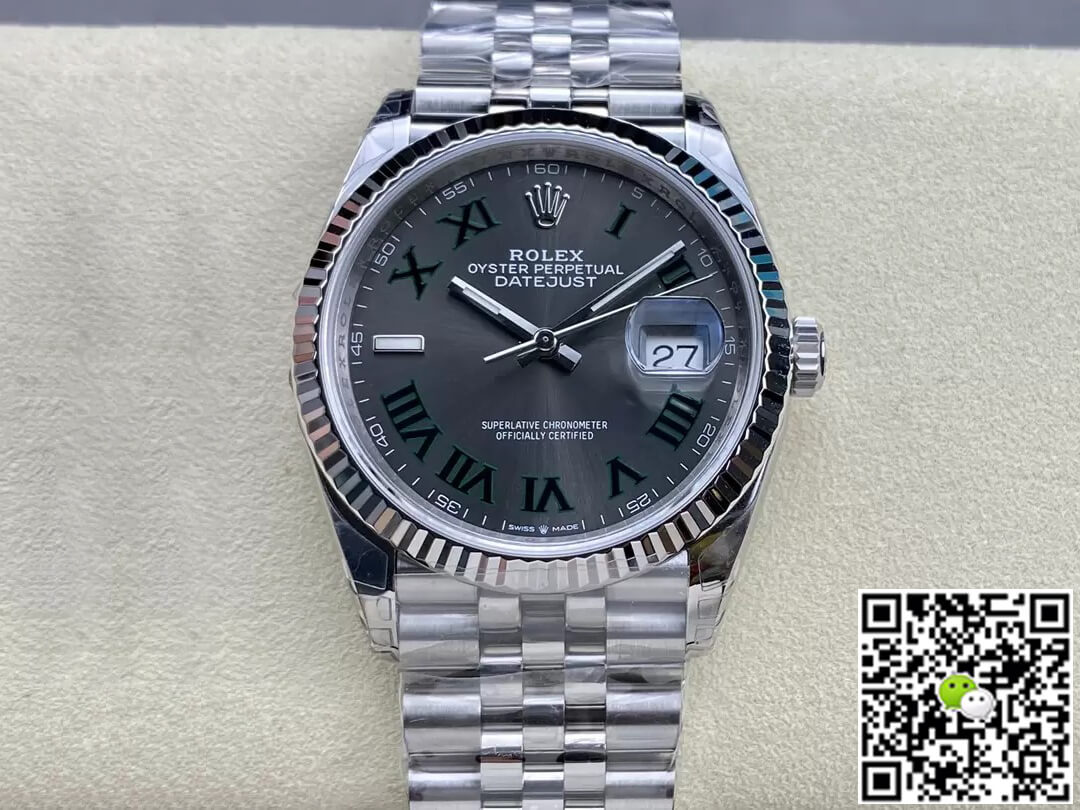 Best Replica Replica Rolex Datejust M126234-0045 36MM 1:1 Best Edition VS Factory Gray Dial - Colareps