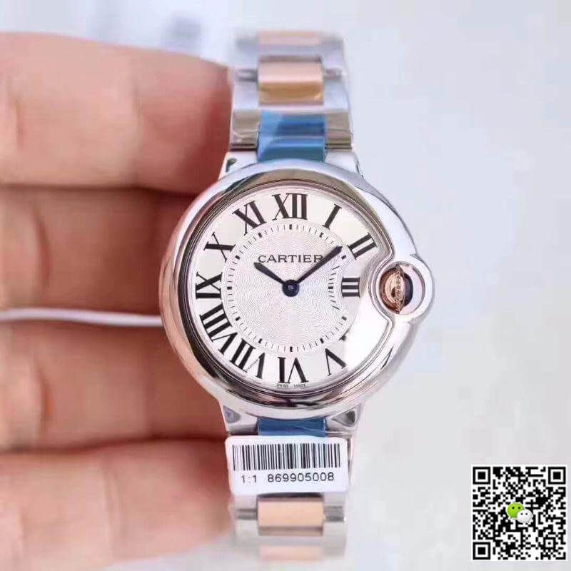 Best Replica Replica Ballon Bleu De Cartier W6920084 V6 Factory 1:1 Best Edition Swiss Ronda Quartz White Dial - Colareps