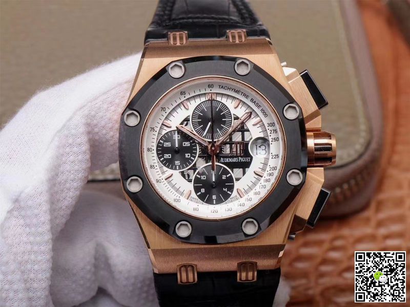 Best Replica Replica Audemars Piguet Royal Oak Offshore 26078RO.OO.D002CR.01 1:1 Best Edition JF Factory Rose Gold Swiss ETA3126 - Colareps