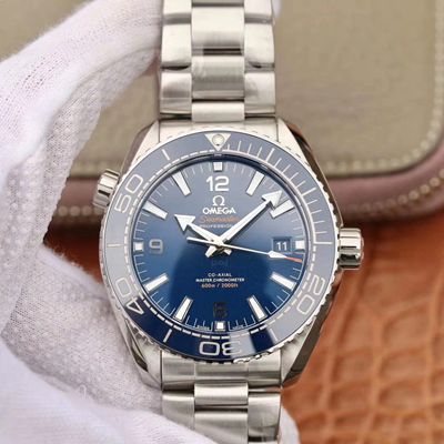 Best Replica Replica Omega Seamaster 215.30.44.21.03.001 1:1 Best Edition VS Factory Blue Ceramic Dial Swiss 8900 - Colareps