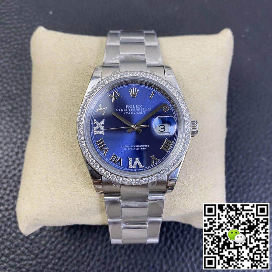 Best Replica Replica Rolex Datejust M126284RBR 1:1 Best Edition EW Factory Blue Dial - Colareps