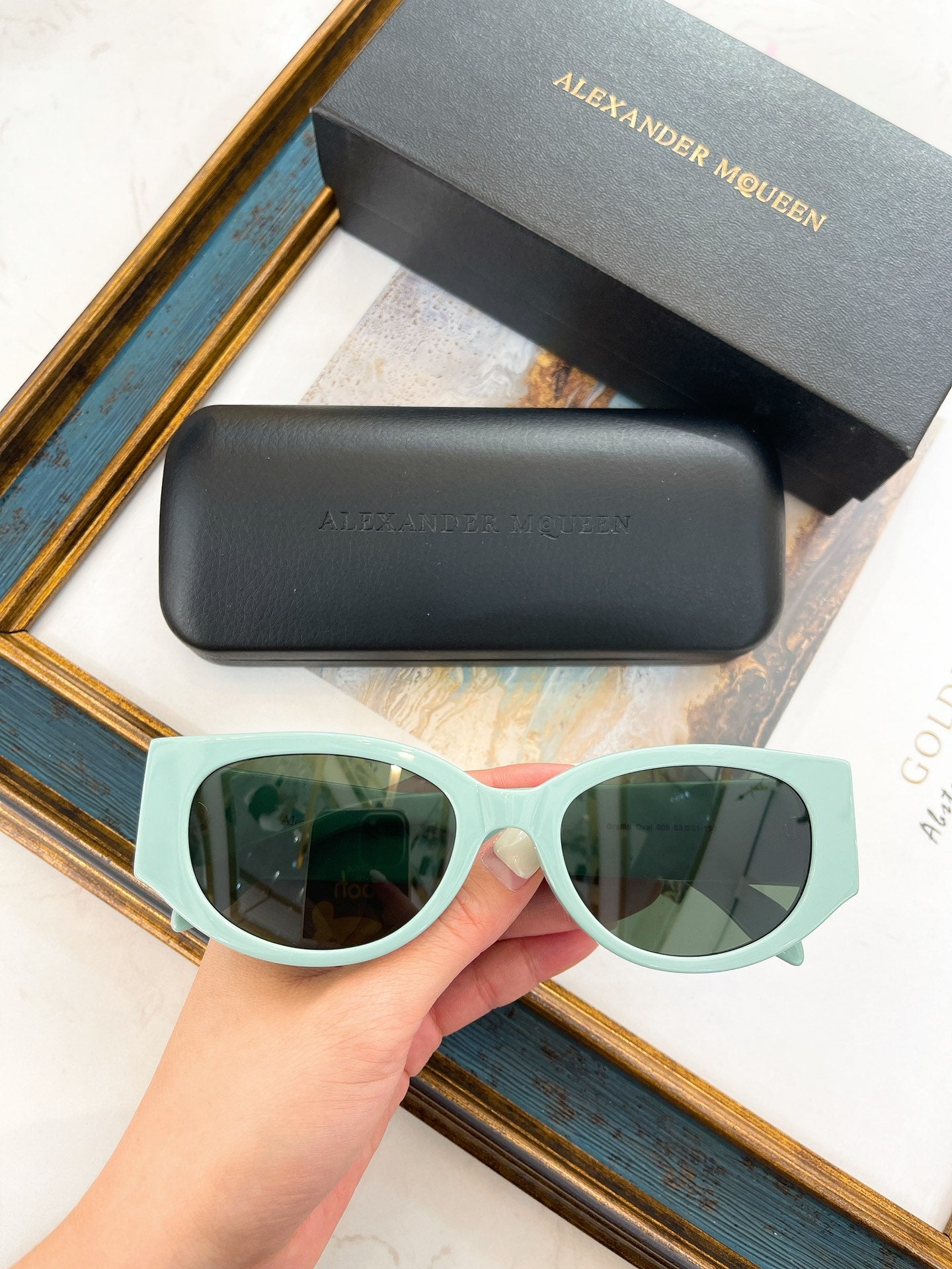 Best Replica Alexander Mcqueen Dupes Sunglasses - Colareps