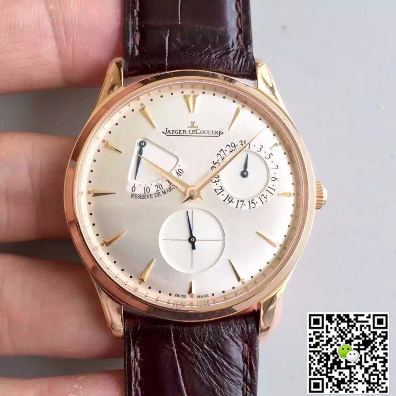 Best Replica Replica Jaeger-LeCoultre Master Ultra Thin Q1372520 ZF Factory Mechanical Watches 1:1 Best Edition Swiss ETA938 18K rose gold - Colareps