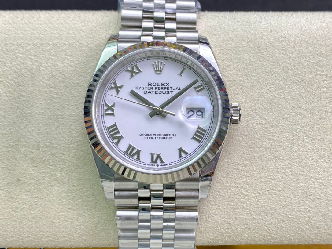 Best Replica Replica Rolex Datejust M126234-0025 1:1 Best Edition EW Factory White Dial - Colareps