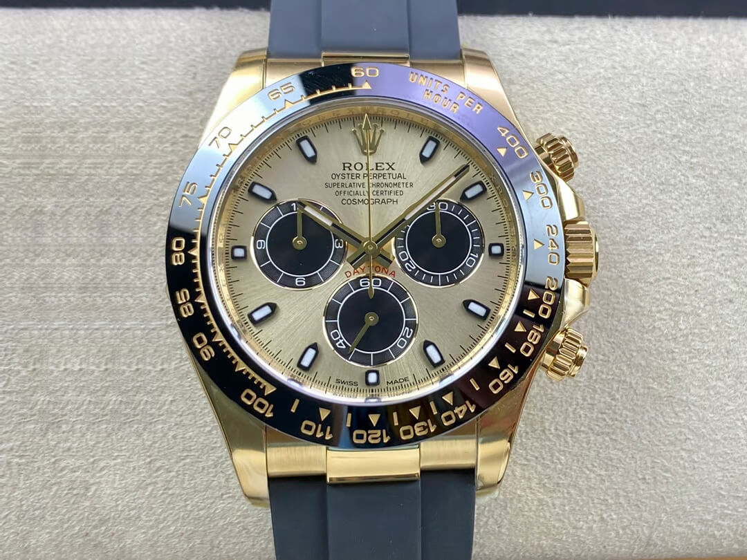 Best Replica Replica Rolex Cosmograph Daytona M116518LN-0048 1:1 Best Edition Clean Factory Champagne Dial - Colareps