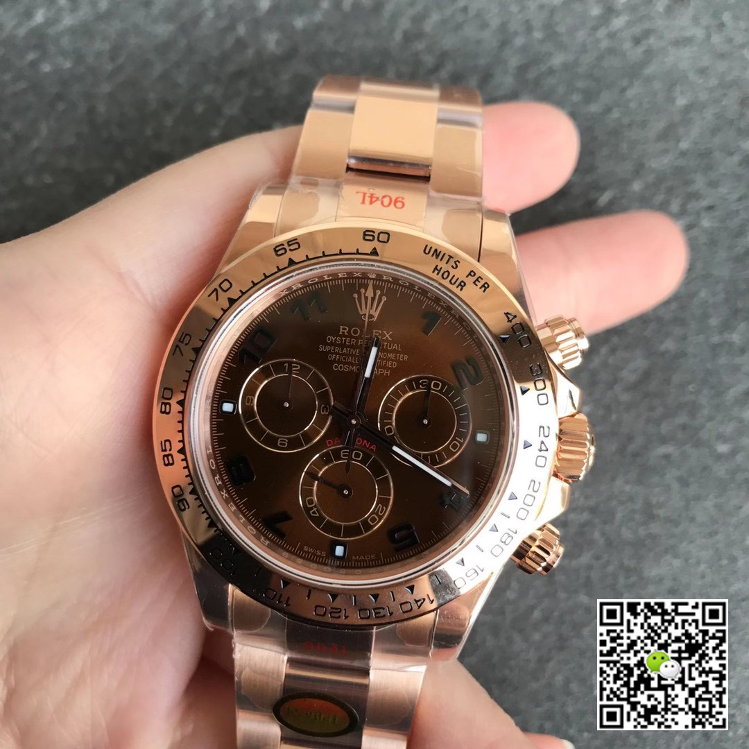 Best Replica Replica Rolex Daytona m116505-0011 1:1 Best Edition Noob Factory Brown Dial - Colareps