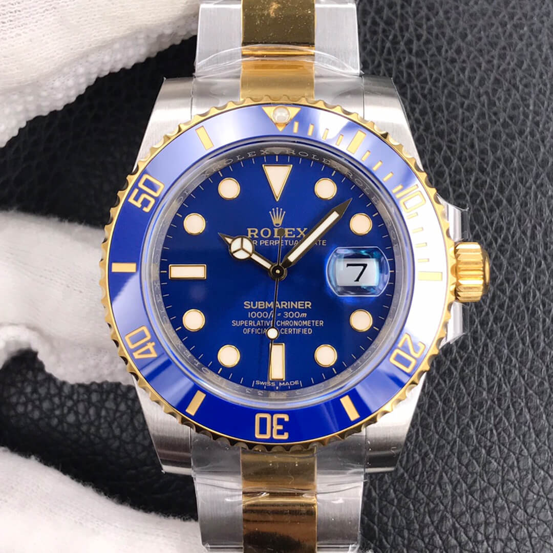 Best Replica Replica Rolex Submariner 116613LB-97203 1:1 Best Edition VS Factory Blue Dial - Colareps