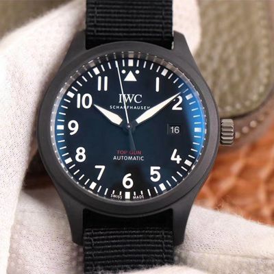 Best Replica Replica IWC Pilot Top Gun IW326901 1:1 Best Edition MKS Factory Black Dial Swiss ETA2892 - Colareps