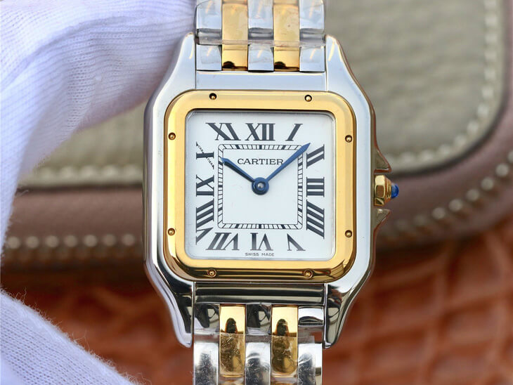 Best Replica Replica Panthere De Cartier W2PN0007 27MM 1:1 Best Edition 8848 Factory White Dial - Colareps