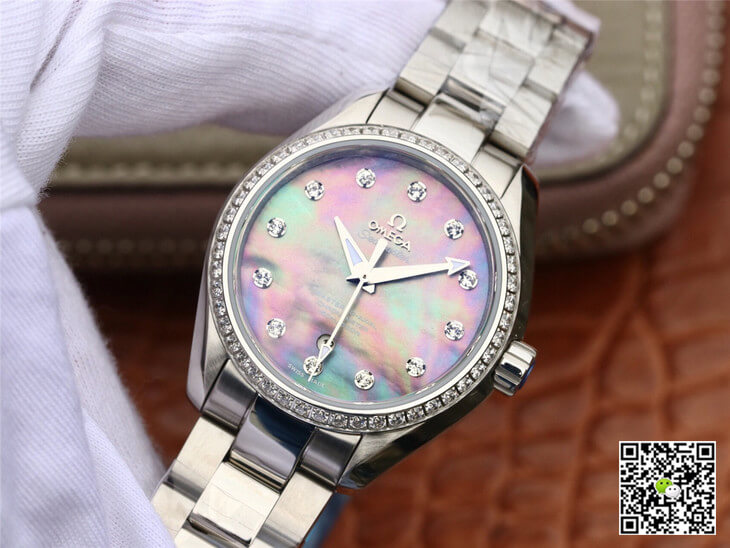 Best Replica Replica Omega Seamaster 231.15.34.20.57.001 Aqua Terra 150M 1:1 Best Edition 3S Factory Mother-Of-Pearl Dial - Colareps