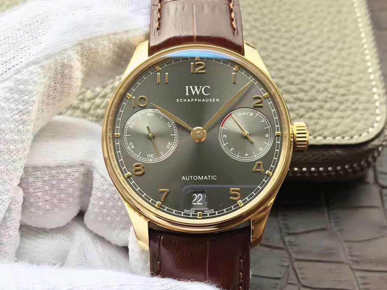 Best Replica Replica IWC Portugieser IW500101 1:1 Best Edition ZF Factory Grey Dial - Colareps