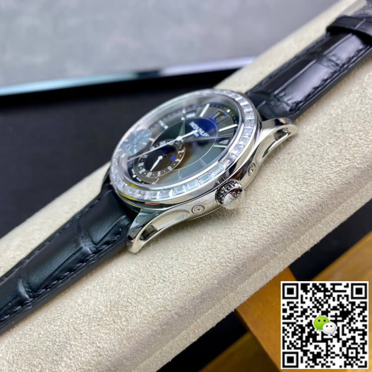 Best Replica Replica Patek Philippe Grand Complications 5205G 1:1 Best Edition KM Factory Diamond Bezel - Colareps