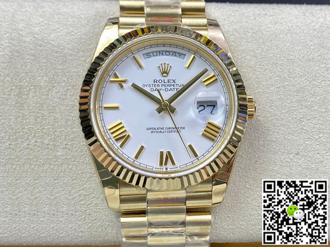 Best Replica Replica Rolex Day Date M228238-0042 1:1 Best Edition EW Factory White Dial - Colareps
