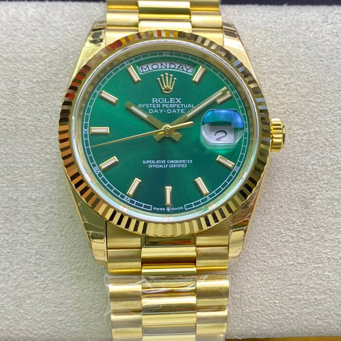 Best Replica Replica Rolex Day Date 118238 1:1 Best Edition EW Factory Yellow Gold - Colareps