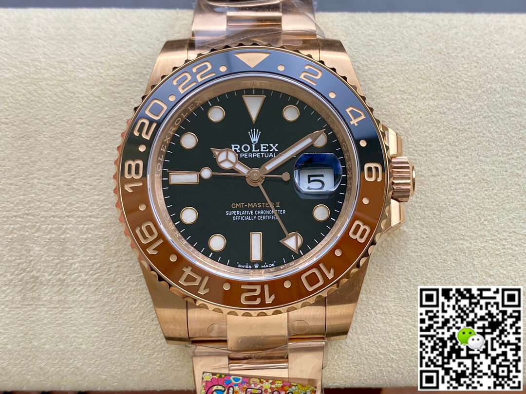Best Replica Replica Rolex GMT Master II M126715CHNR-0001 1:1 Best Edition Clean Factory Black Dial - Colareps