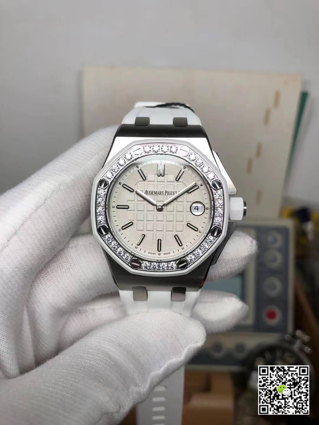 Best Replica Replica Audemars Piguet Royal Oak Offshore 67540SK.ZZ.A010CA.01 1:1 Best Edition White Dial - Colareps
