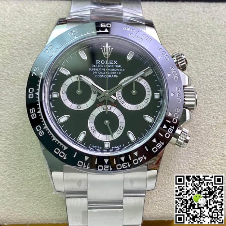 Best Replica Replica Rolex Cosmograph Daytona M116500LN-0002 1:1 Best Edition Clean Factory Black Dial - Colareps