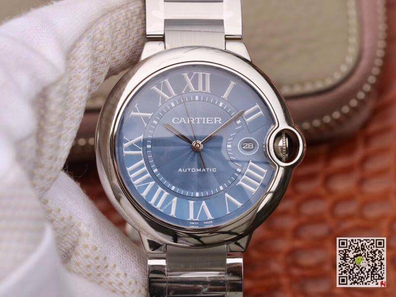 Best Replica Replica Ballon Bleu De Cartier 42 WSBB0025 V9 Factory 1:1 Best Edition Swiss ETA1847MC - Colareps