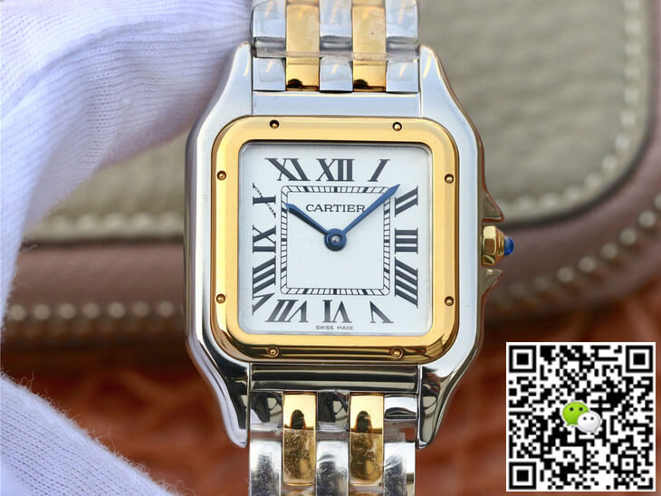 Best Replica Replica Panthere De Cartier W2PN0007 27MM 1:1 Best Edition 8848 Factory White Dial - Colareps