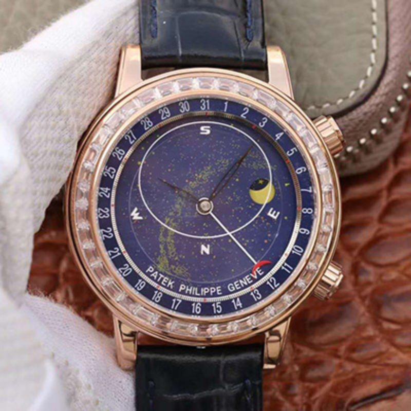 Best Replica Replica Patek Philippe Grand Complications 6103P-001 TW Factory 1:1 Best Edition Swiss ETA240 Blue Dial - Colareps