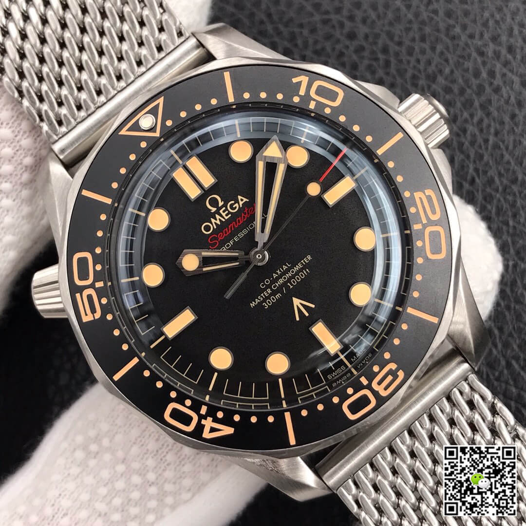 Best Replica Replica Omega Seamaster 210.90.42.20.01.001 James Bond 007 1:1 Best Edition VS Factory Titanium Metal - Colareps