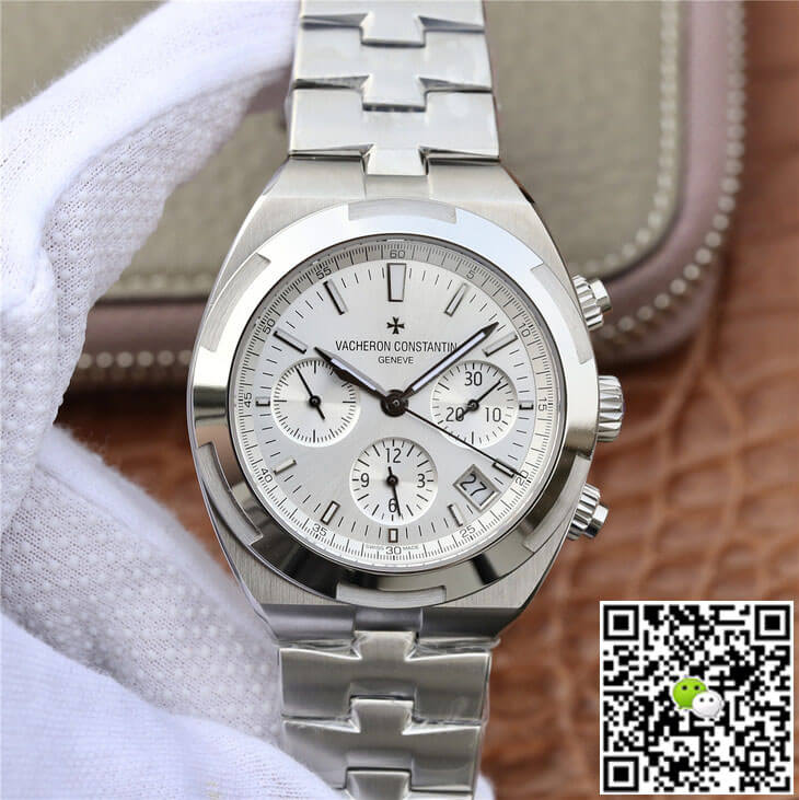 Best Replica Replica Vacheron Constantin Overseas 5500V/110A-B075 1:1 Best Edition 8F Factory Silvery White Dial - Colareps