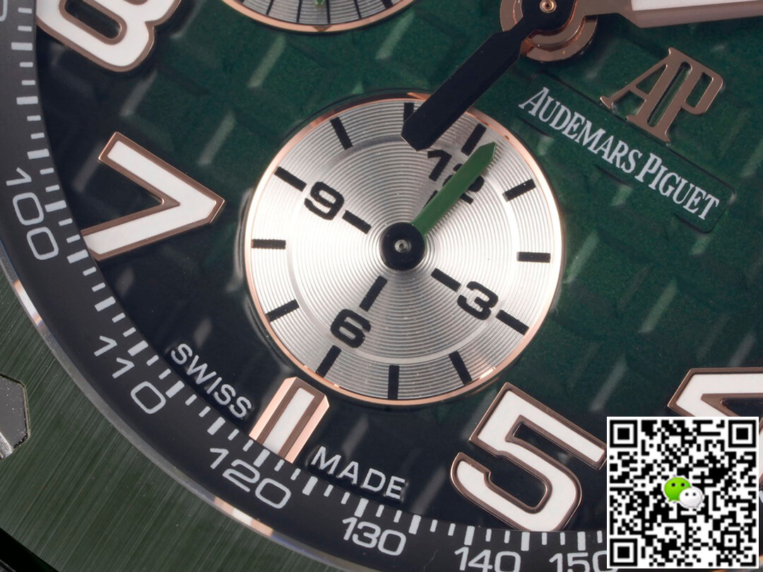 Best Replica Replica Audemars Piguet Royal Oak Offshore 26405CE.OO.A056CA.01 1:1 Best Edition RS Factory Green Dial - Colareps