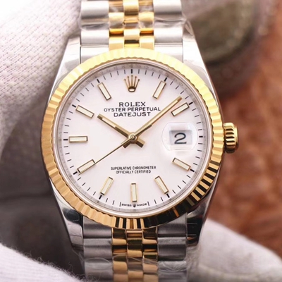 Best Replica Replica Rolex Datejust M126233-0019 1:1 Best Edition White Dial - Colareps