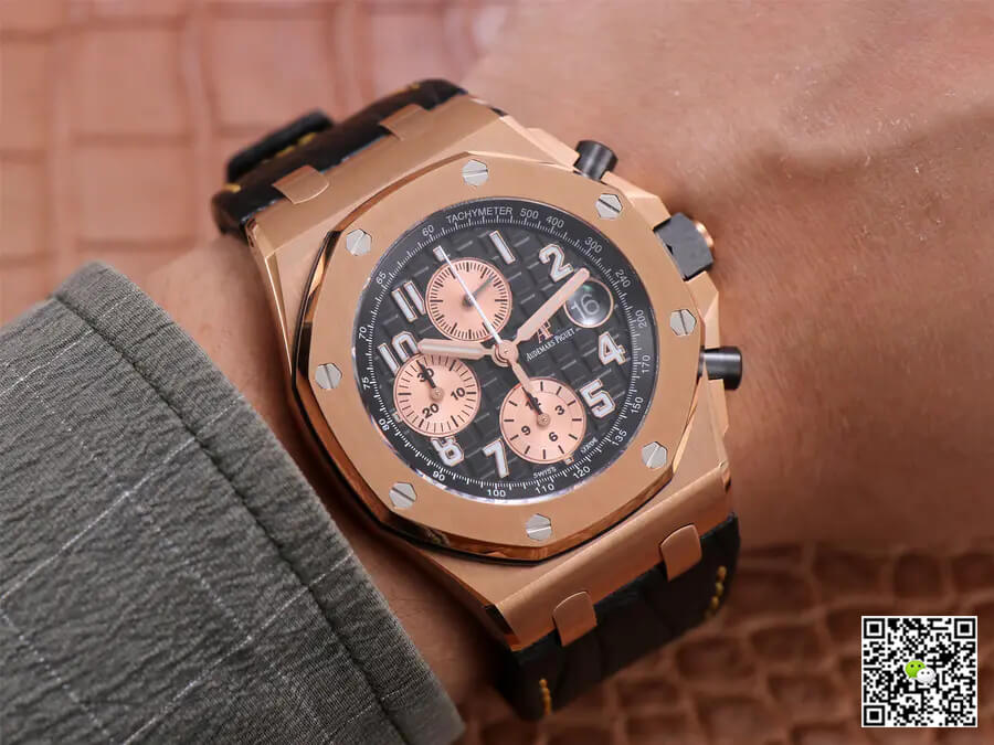 Best Replica Replica Audemars Piguet Royal Oak Offshore 26470OR 1:1 Best Edition JF Factory Black Dial - Colareps