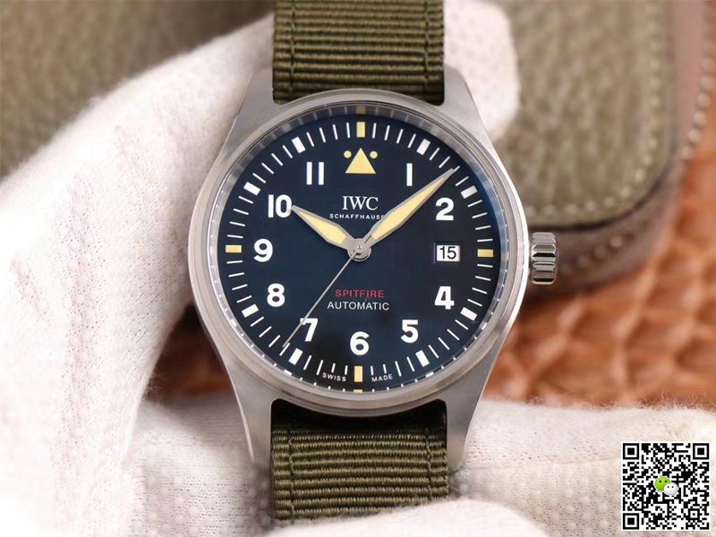 Best Replica Replica IWC Pilot Spitfire IW326801 1:1 Best Edition MKS Factory Black Dial Swiss ETA9015 - Colareps