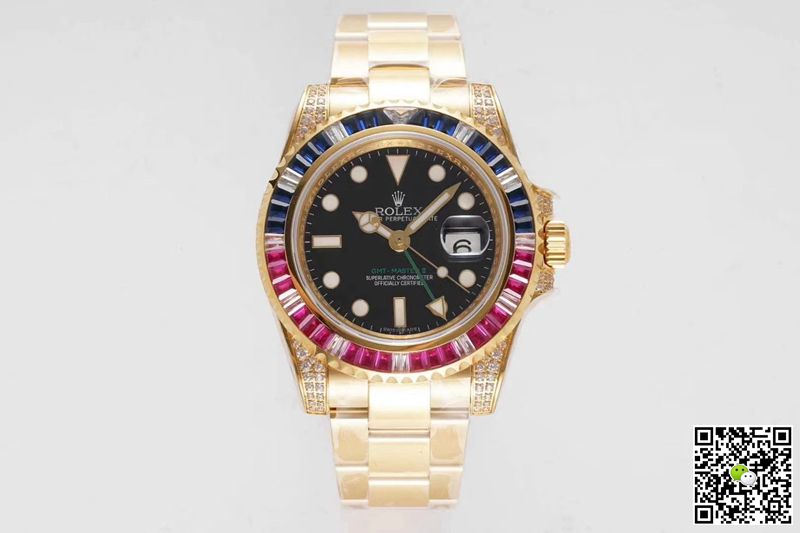 Best Replica Replica Rolex GMT Master II 116758 SAru-78208 1:1 Best Edition ROF Factory Black Dial Swiss ETA2836 - Colareps