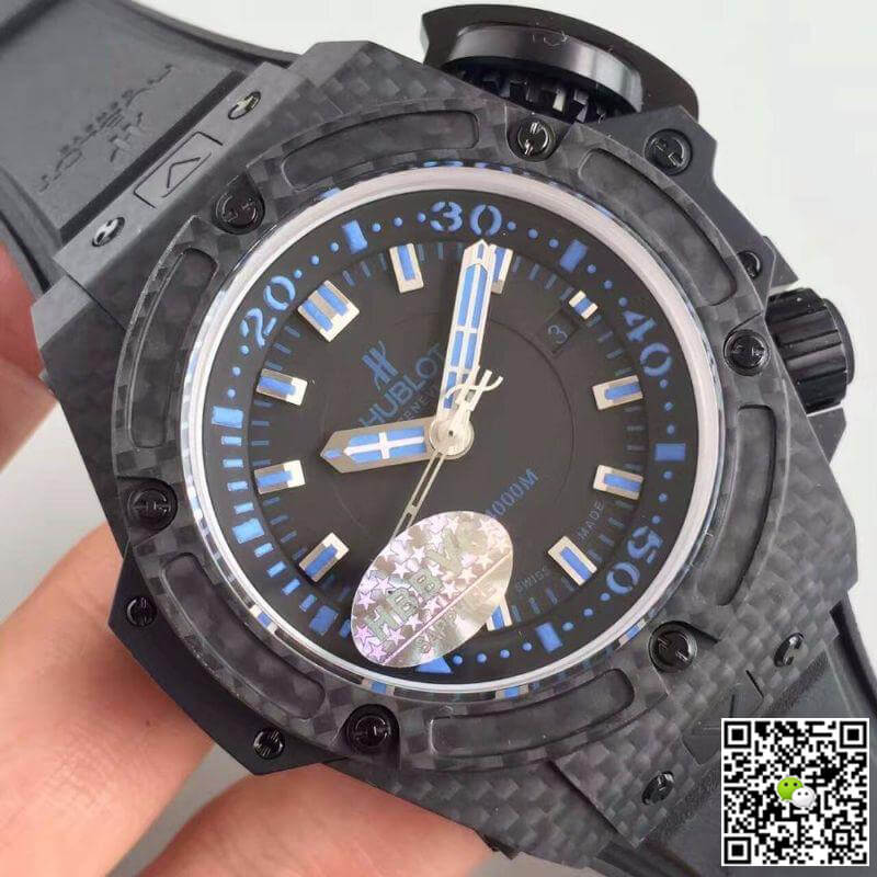 Best Replica Hublot Replica King Power Musee Oceanographic 731.QX.1190.GR V6 Factory Men Watches 1:1 Best Edition Swiss ETA7750 - Colareps