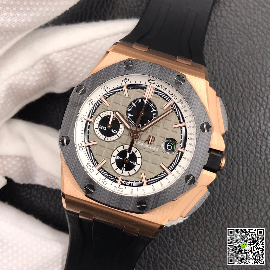 Best Replica Replica Audemars Piguet Royal Oak Offshore 26416RO.OO.A002CA.01 1:1 Best Edition JF Factory V2 Rose Gold - Colareps