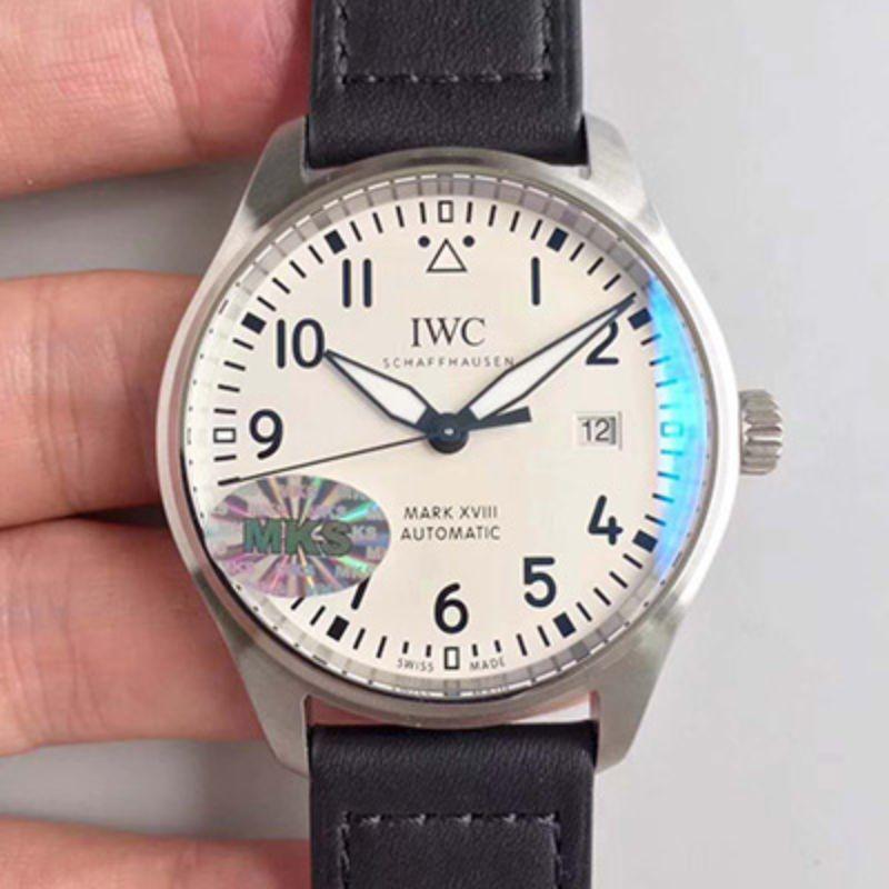 Best Replica Replica IWC Pilot Mark XVIII IW327002 MKS Factory 1:1 Best Edition Swiss ETA2892 White Dial - Colareps