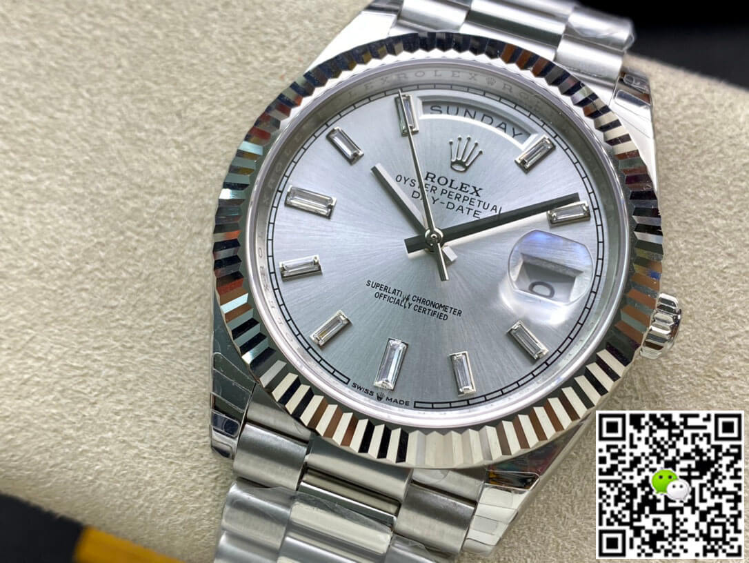Best Replica Replica Rolex Day Date M228239-0003 1:1 Best Edition EW Factory White Gold - Colareps