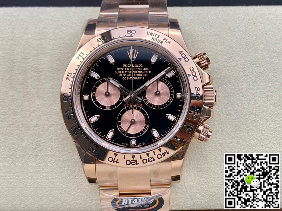 Best Replica Replica Rolex Daytona M116505-0008 1:1 Best Edition BT Factory Black Dial - Colareps