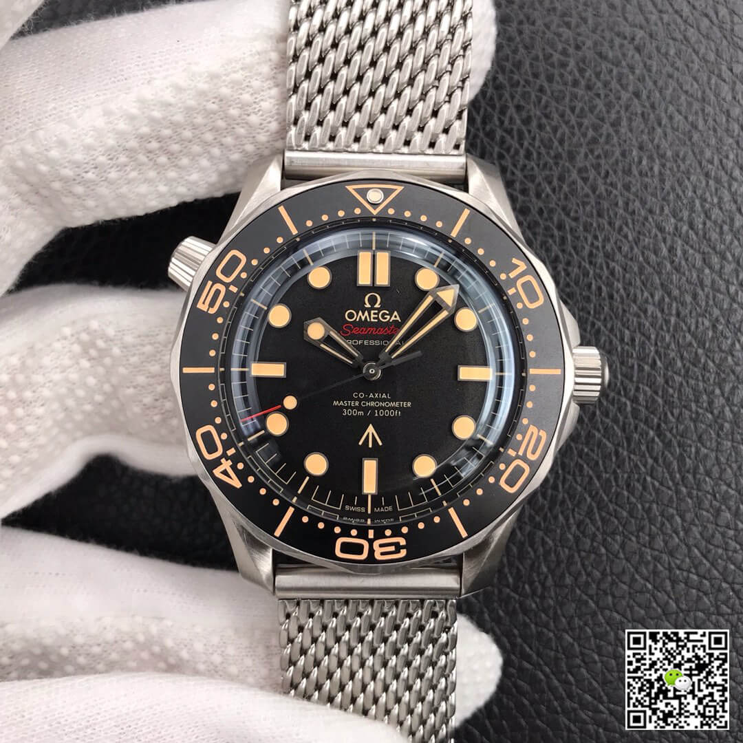 Best Replica Replica Omega Seamaster 210.90.42.20.01.001 James Bond 007 1:1 Best Edition VS Factory Titanium Metal - Colareps