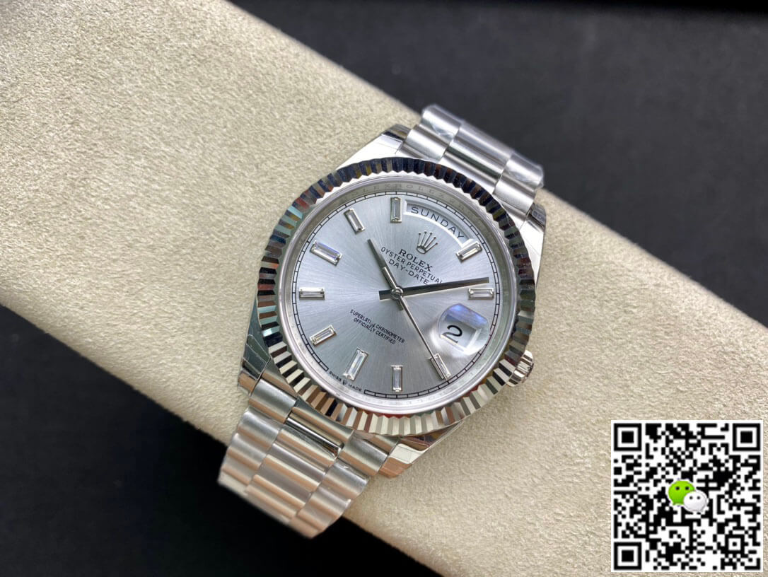 Best Replica Replica Rolex Day Date M228239-0003 1:1 Best Edition EW Factory White Gold - Colareps