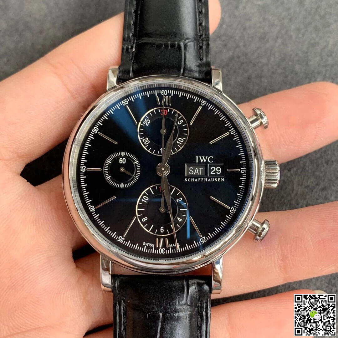 Best Replica Replica IWC Portofino IW391008 1:1 Best Edition ZF Factory Black Dial - Colareps