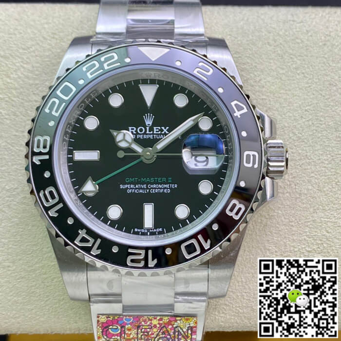 Best Replica Replica Rolex GMT Master II 116710LN-78200 1:1 Best Edition Clean Factory Black Bezel - Colareps