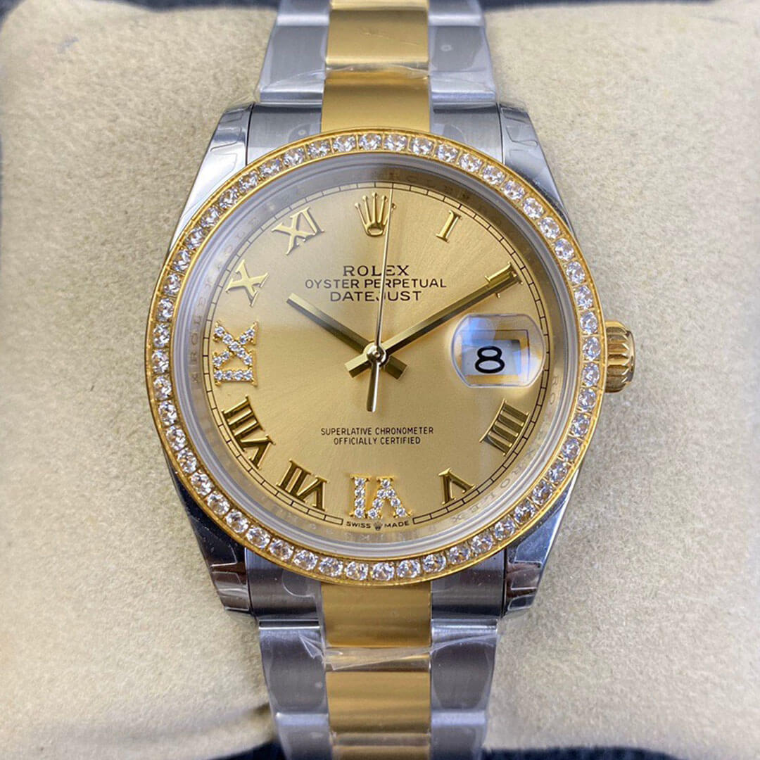 Best Replica Replica Rolex Datejust 126283 1:1 Best Edition EW Factory Yellow Gold - Colareps