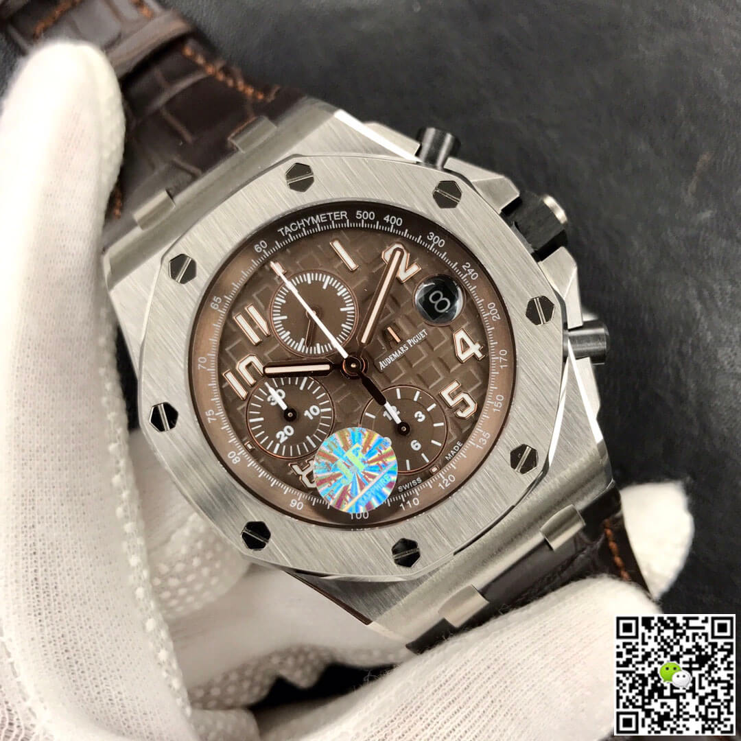 Best Replica Replica Audemars Piguet Royal Oak Offshore 26470ST.OO.A820CR.01 1:1 Best Edition JF Factory Brown Dial - Colareps