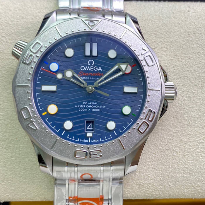 Best Replica Replica Omega Seamaster Diver 300M 522.30.42.20.03.001 1:1 Best Edition OR Factory Blue Dial - Colareps