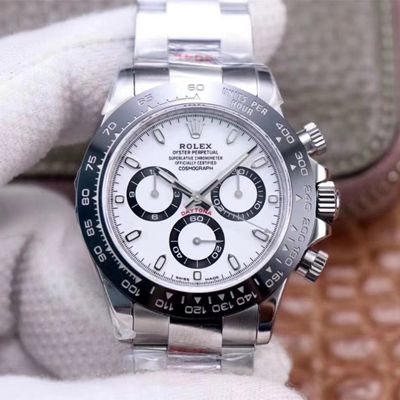 Best Replica Replica Rolex Cosmograph Daytona M116500LN-0001 1:1 Best Edition Noob Factory White Dial Swiss ETA4130 - Colareps