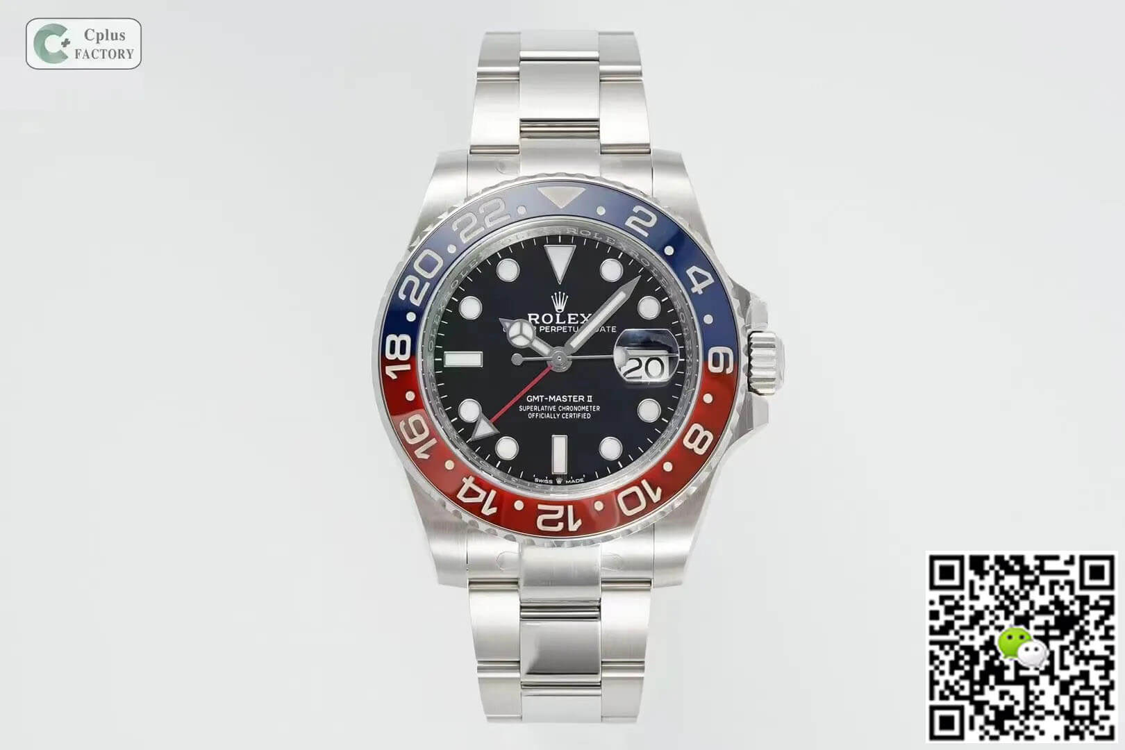 Best Replica Replica Rolex GMT Master II M126710BLRO-0002 1:1 Best Edition C+ Factory Red Blue Bezel - Colareps