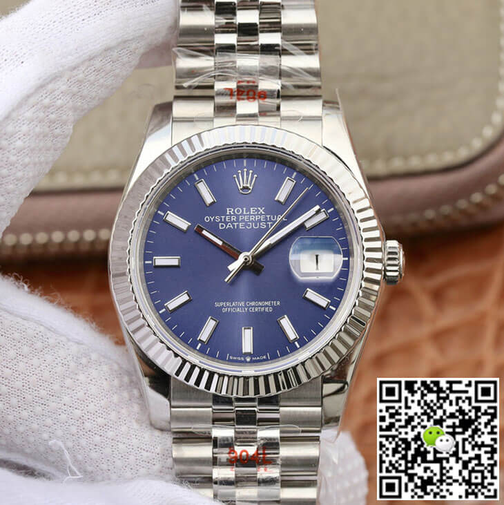 Best Replica Replica Rolex Datejust M126234-0017 1:1 Best Edition GM Factory Blue Dial - Colareps