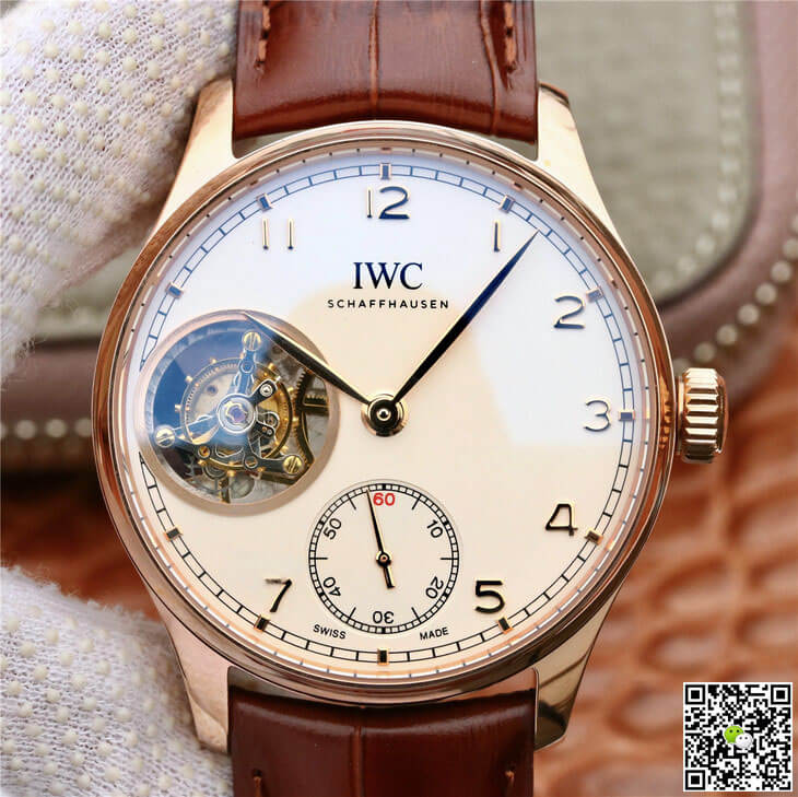 Best Replica Replica IWC Portuguese Tourbillon IW546302 1:1 Best Edition ZF Factory Silver Dial - Colareps