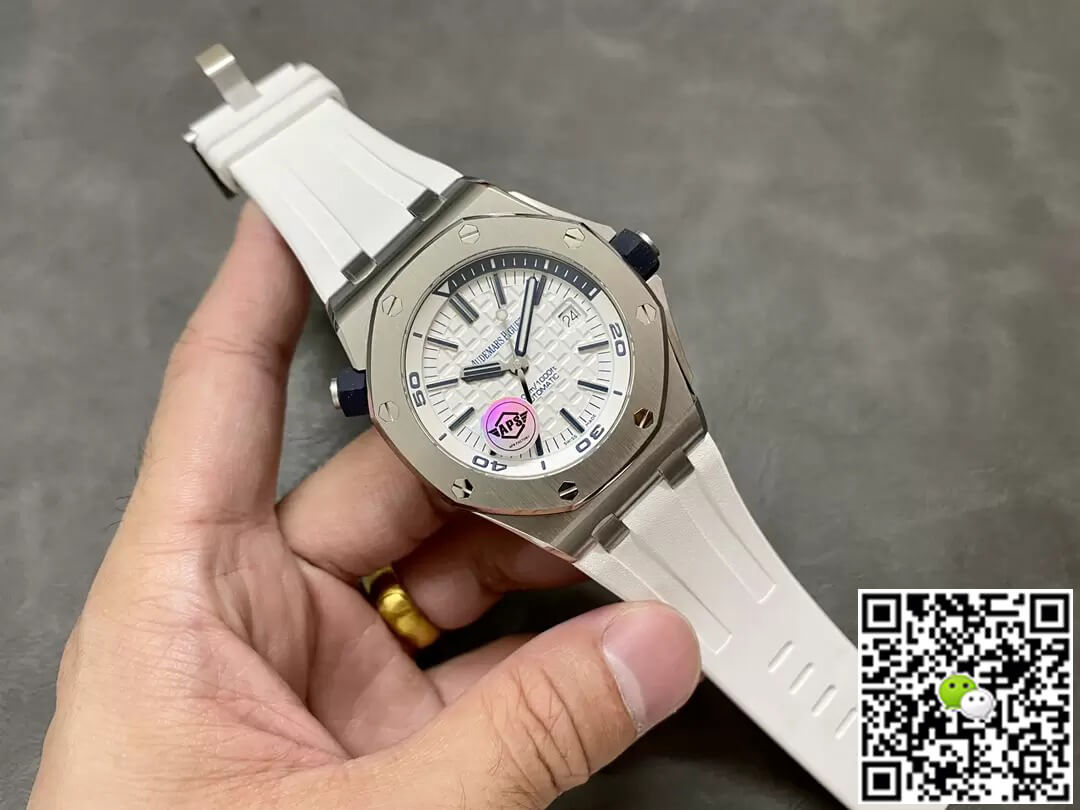 Best Replica Replica Audemars Piguet Royal Oak Offshore 15710ST.OO.A010CA.01 1:1 Best Edition APS Factory White Dial - Colareps