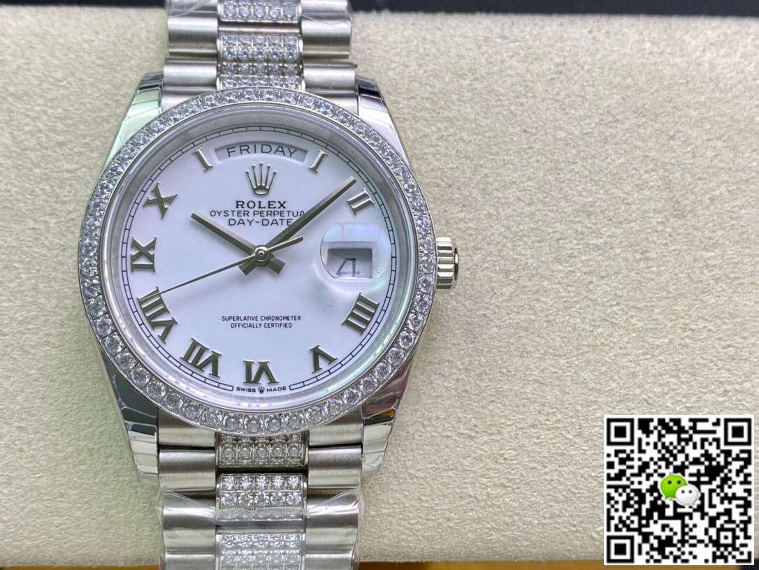 Best Replica Replica Rolex Day Date M128349RBR-0026 1:1 Best Edition EW Factory White Dial - Colareps